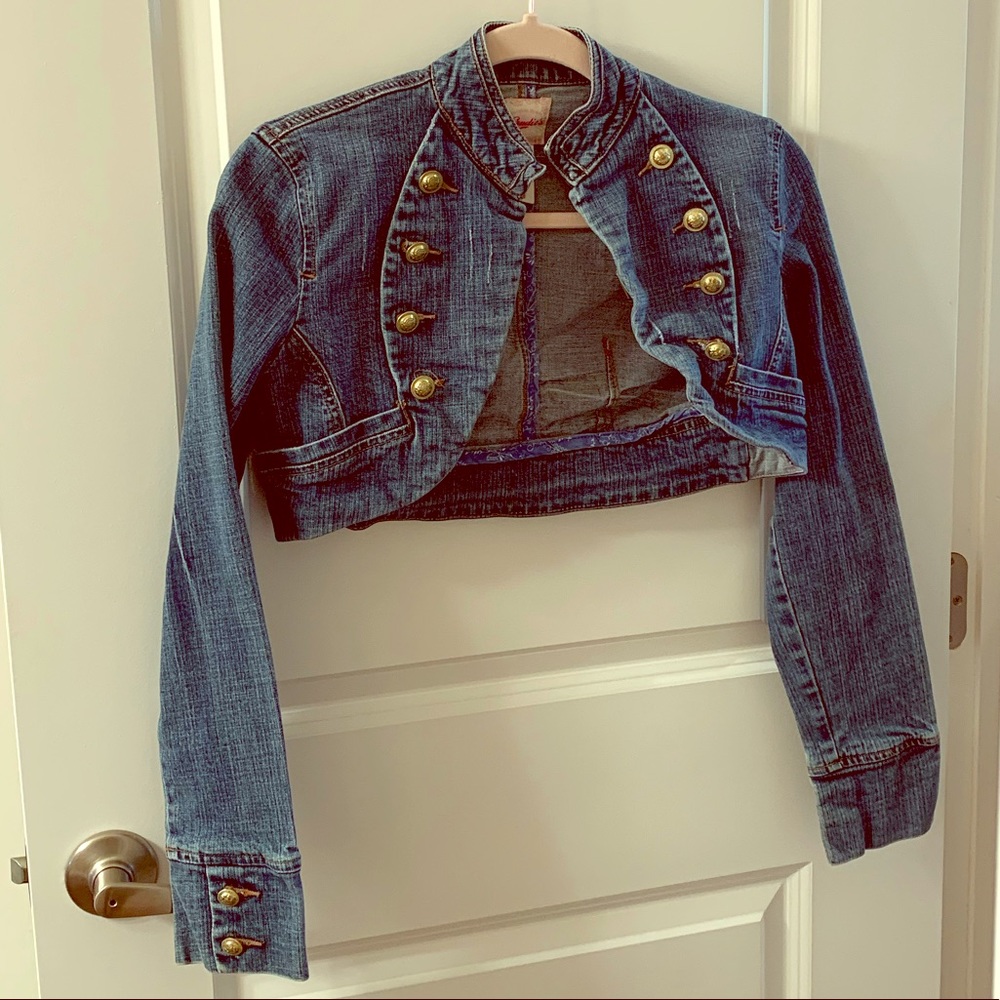 Candie’s crop Jean jacket